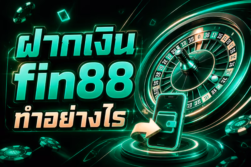 ฝากเงิน fin88 ทำอย่างไร